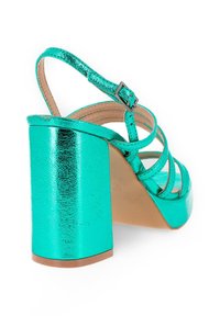 Blogger Sandalias de tacón - verde