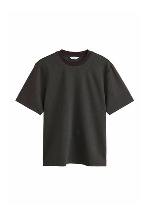 Next, REGULAR FIT - HERITAGE HERRINGBONE T-SHIRT  . - T-Shirt print - brown