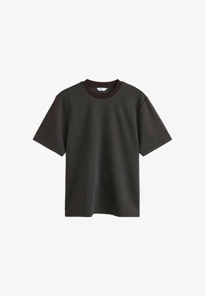 Next, REGULAR FIT - HERITAGE HERRINGBONE T-SHIRT . - T-Shirt print - brown