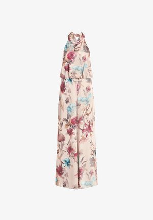 Vera Mont, VERA MONT MIT BLUMENPRINT JUMPSUIT - Buksedragter - beige dark red