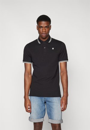 G-STAR DUNDA SLIM STRIPE - Polo shirt - schwarz