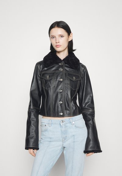 Filippa K JACKET - Leather jacket - black