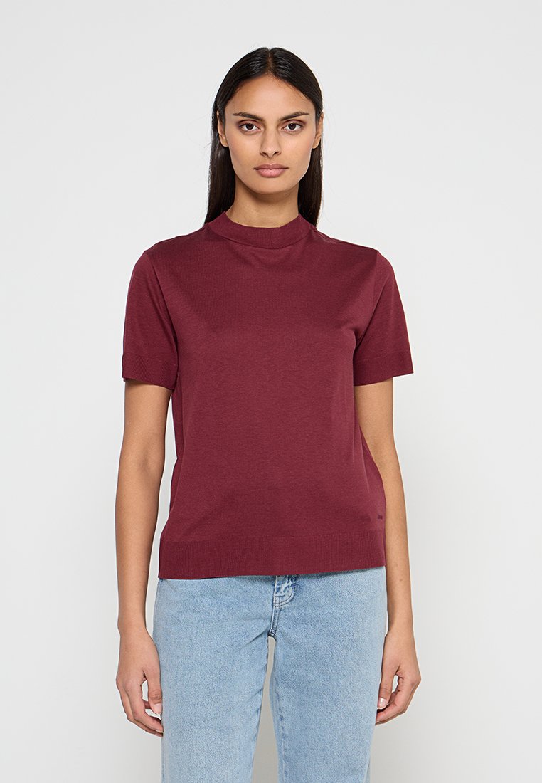 Calvin Klein T-shirt basic donkerrood