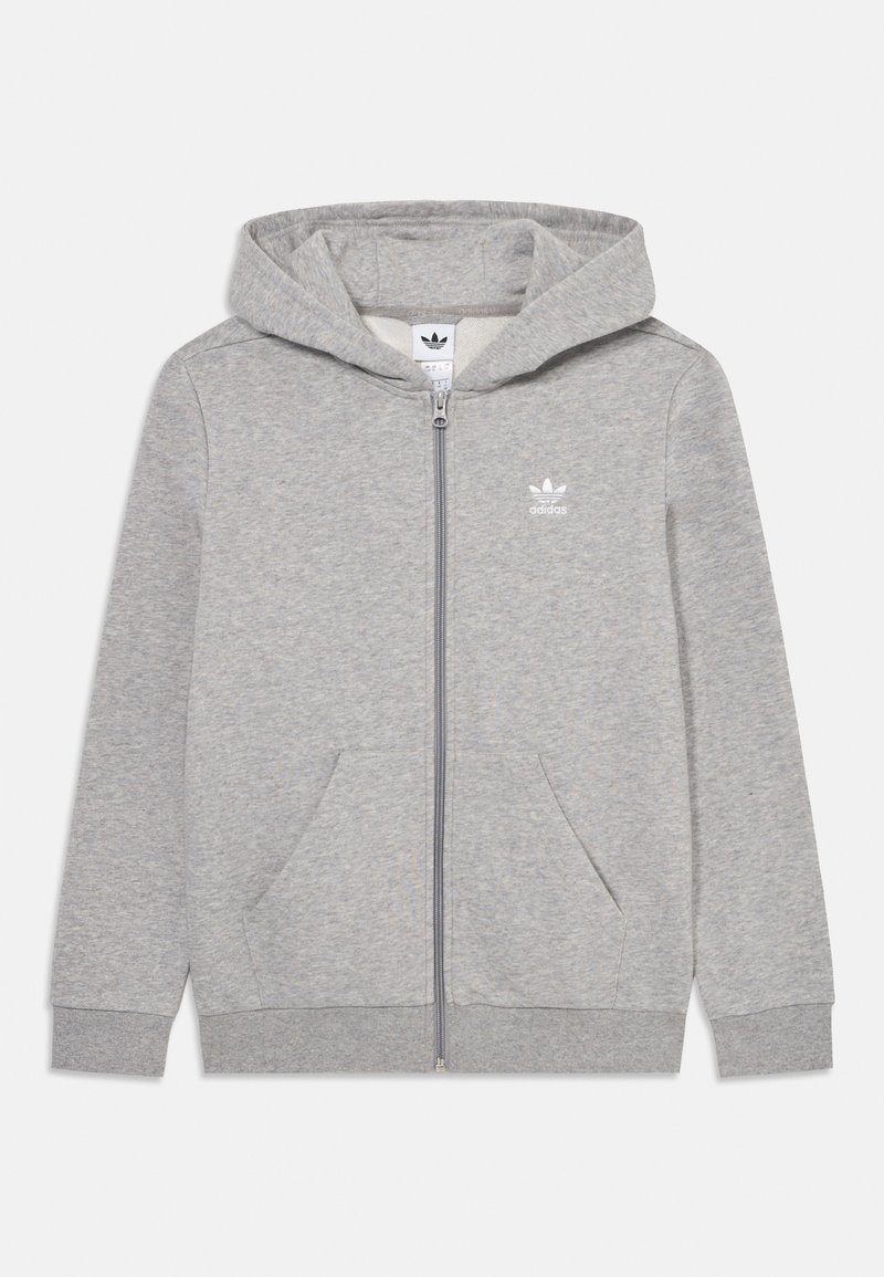adidas Originals Sweater met rits lichtgrijs