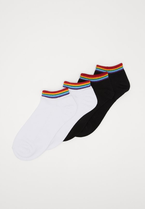 RAINBOW SOCKS NO SHOW 4 PACK - Socken