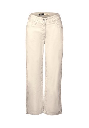 Cecil 7/8 WIDE LEG - Flared Jeans - beige