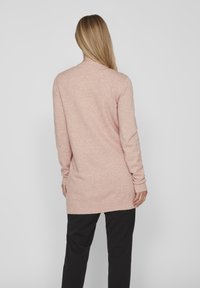 VILA VIRIL OPEN NOOS - Chaqueta de punto - misty rose melange