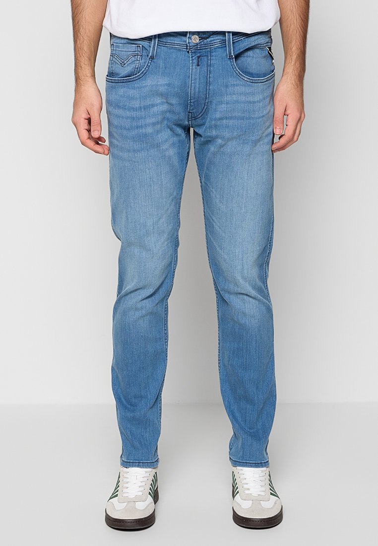Replay Slim fit jeans blauw