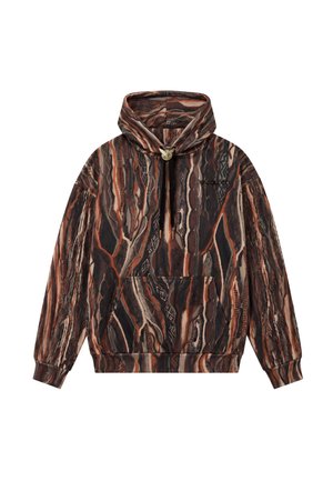 Colucci, SIGNATURE HOODIE - Hoodie - aop brown