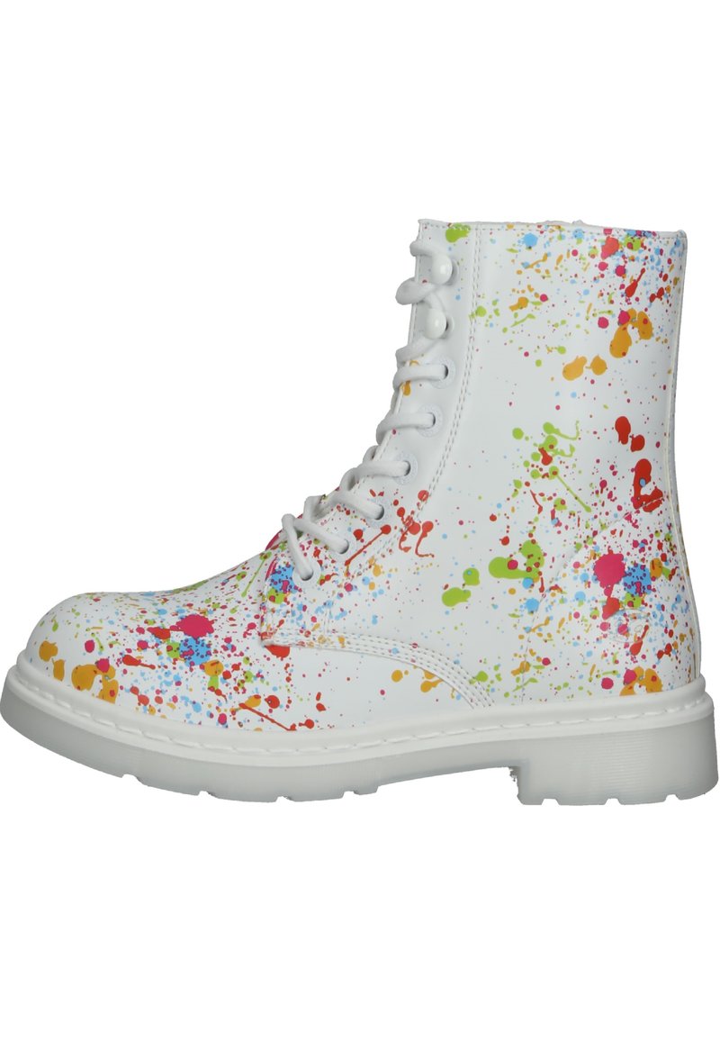 Dockers by Gerli Enkellaarsjes met plateauzool - weiss multi