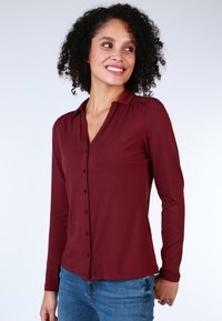 Lykka du Nord Button-down blouse - dark grape