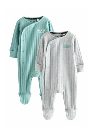 REGULAR FIT - 2 PACK - Šliaužtinukai - grey green