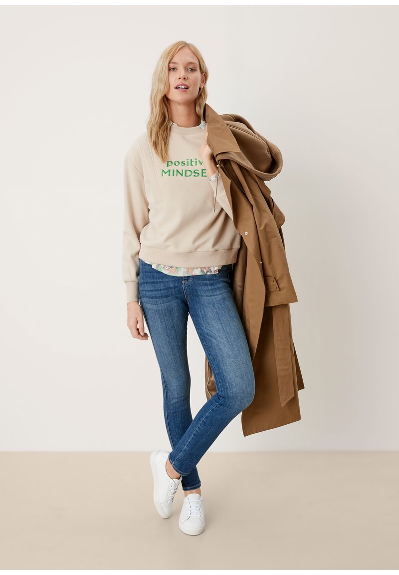 Damen Sweatshirts | s.Oliver Sweatshirt beige placed print/beige - ND20794 Damen Sweatshirts | s.Oliver Sweatshirt beige placed print/beige - ND20794