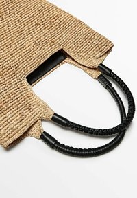 Massimo Dutti Shoppingväska - beige