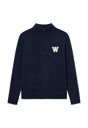 DOUBLE A BY W.W. WWTAY HALF ZIP - Strickpullover - salute