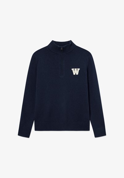 WOOD WOOD WWTAY HALF ZIPPER 25081 - Svetrík - salute