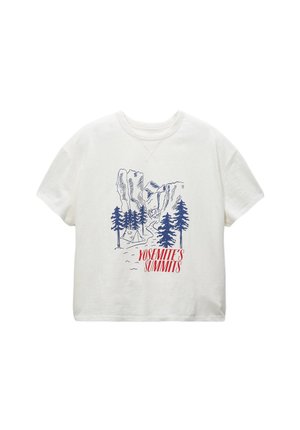MANCHES COURTES IMPRIMÉ   - T-shirt imprimé - ecru