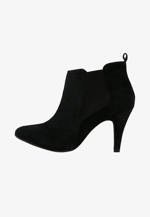 Pier One Botines de tacón - black