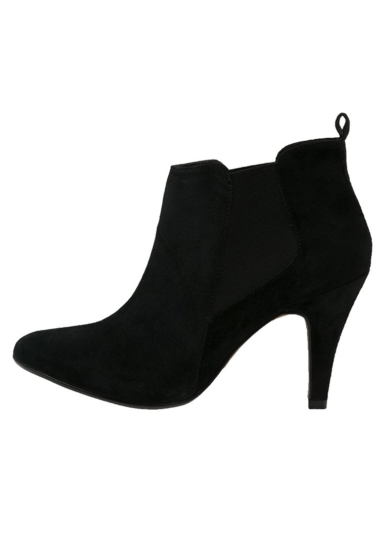 Pier One Botines de tacón - black
