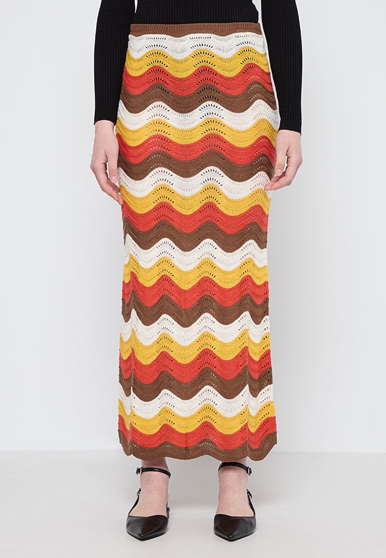 Apricot Maxirok meerkleurig