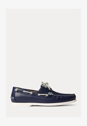 Polo Ralph Lauren MERTON LEATHER BOAT SHOE - Scarpe da barca - newport navy