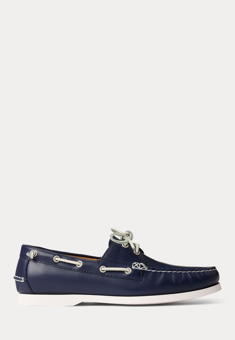 Polo Ralph Lauren MERTON LEATHER BOAT SHOE - Scarpe da barca - newport navy