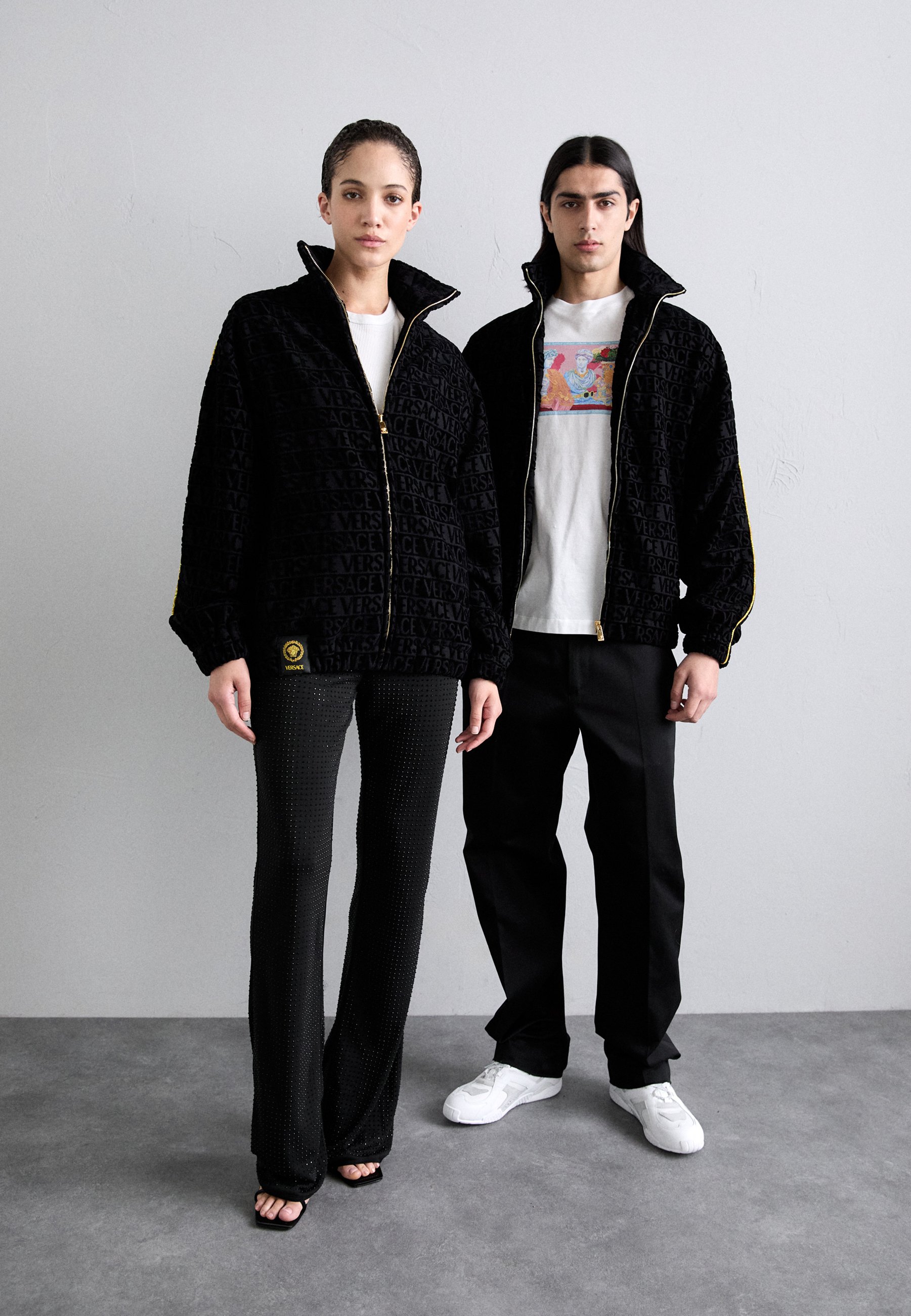 Versace ZIPPER I HEART BAROQUE GOTS UNISEX - Zip-up sweatshirt