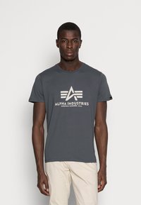 Alpha Industries - T-shirt con stampa - anthrazit Immagine in miniatura 1