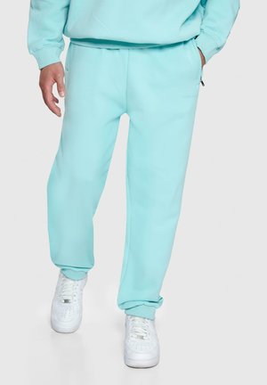 Bazix Republiq BAZIX REPUBLIQ SUPER HEAVY BLANK JOGGER - Pantaloni sportivi - tiffany