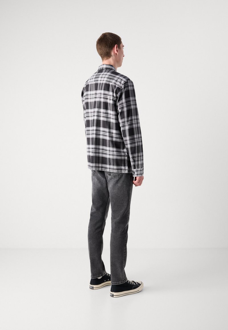 Calvin Klein CHECK SNAPS Shirt black