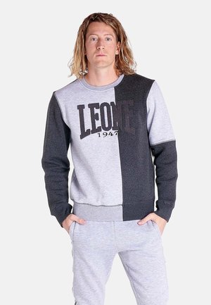 LEONE 1947, MAN CREWNECK WORK LEISURE - Sweatshirt - ant grey mel