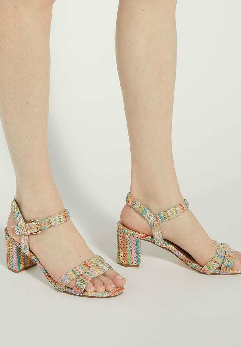 Dune London MERISA - Sandales - multi raffia