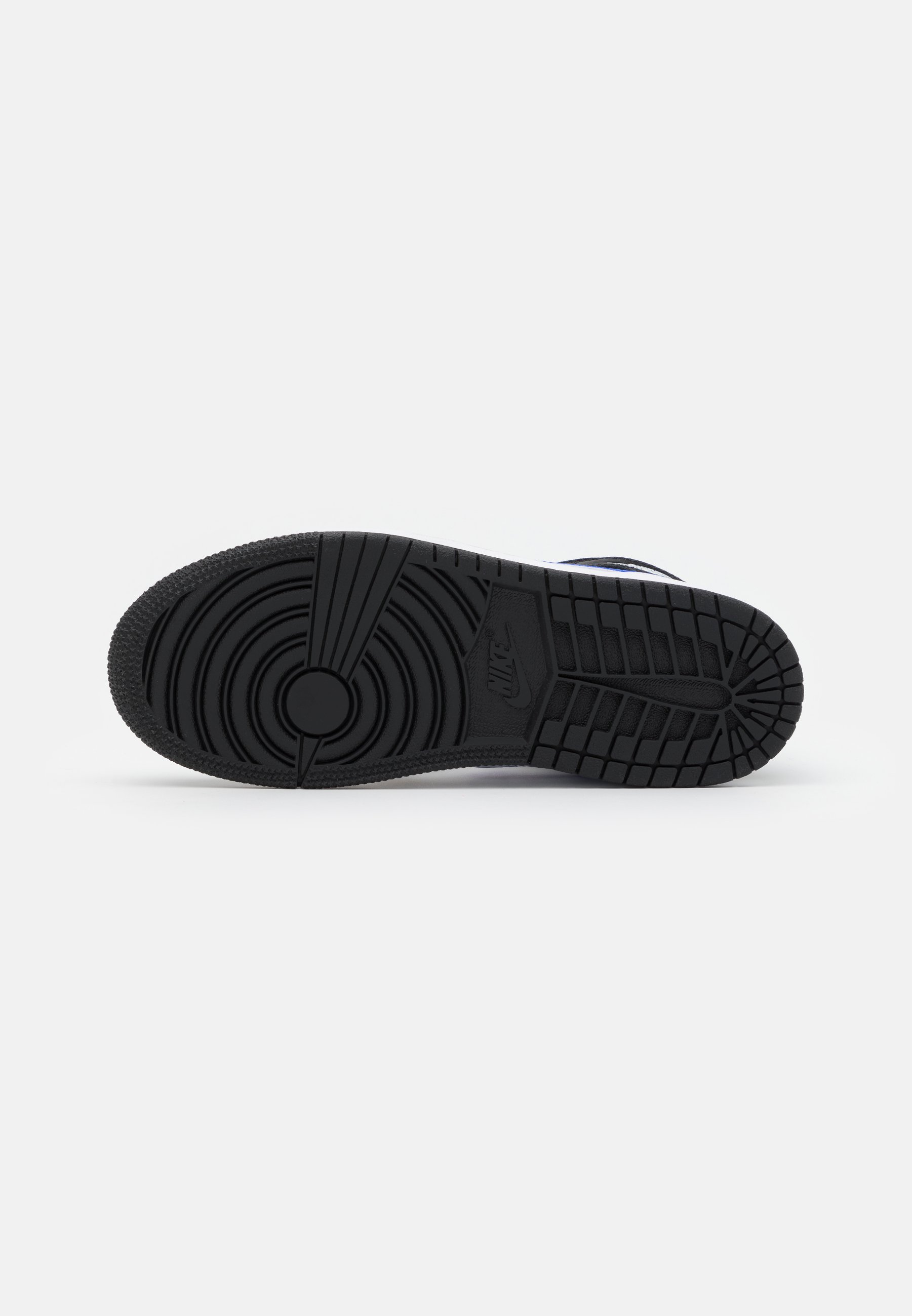 Jordan 1 MID UNISEX - Basketball shoes - black/racer blue/white/total  orange/black - Zalando.co.uk