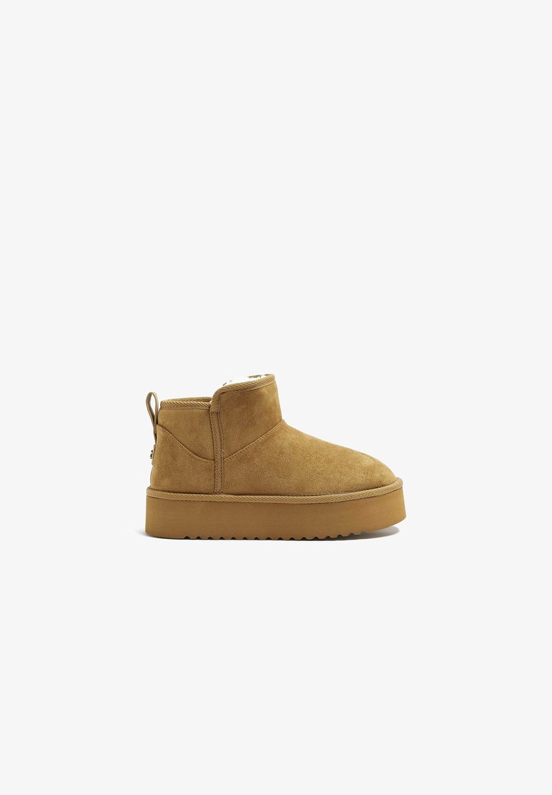 River Island Botas para la nieve - brown