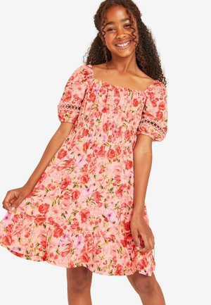 Vardagsklänning - pink floral