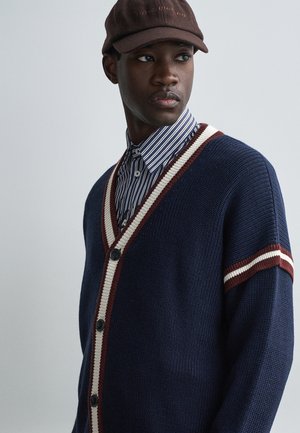 LOGO LOUNGE COLLEGE CARDIGAN - Vest - blue