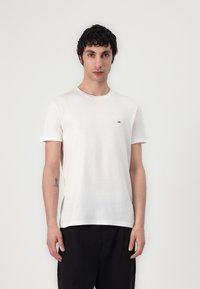 Tommy Jeans SLIM TEE 2 PACK - T-shirt basic - dark night navy/ecru