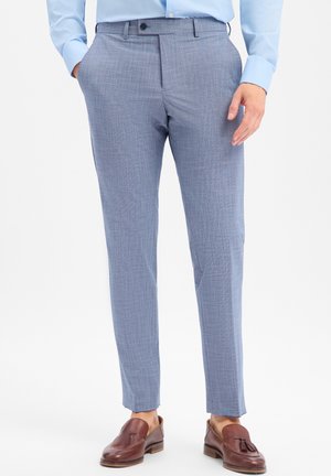FINSHLEY & HARDING FINSHLEY & HARDING BAUKASTEN-HOSE MITCH - Stoffhose - blau