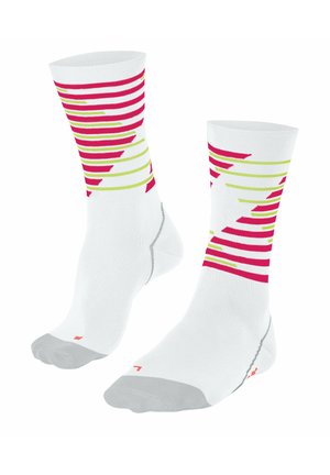 BC Impulse Stripe Unisex Biking light cushioning - Chaussettes de sport - white