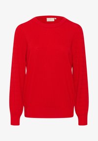 Unselected, fiery red