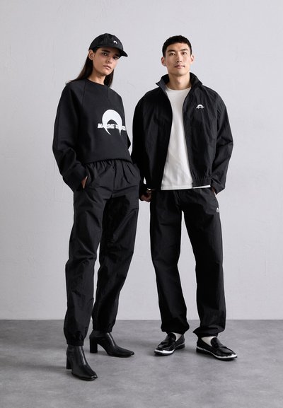 MARINE SERRE SPORT TRACK PANTS UNISEX - Παντελόνι φόρμας - black