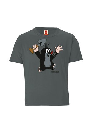 Print T-shirt - grau