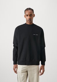 Samsøe Samsøe NORSBRO CREW NECK - Sportinis megztinis - black