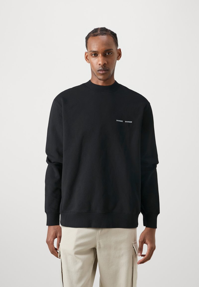 Samsøe Samsøe NORSBRO CREW NECK - Sportinis megztinis - black