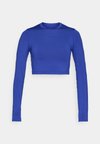 STUDIO SOFT CROPPED LONGSLEEVE - Μπλούζα με μακριά μανίκια - clematis blue