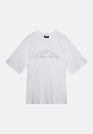 Dsquared2 SLOUCH FIT ICON - Print T-shirt - white