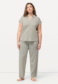 Ulla Popken SET - Pyjama - light gray melange
