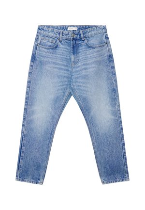 LUNGO TINTA UNITA - Jeans slim fit - blu denim medio