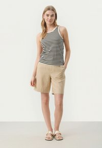 Part Two GRECIA - Top - dark navy stripe