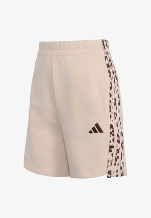 adidas Sportswear, ADIDAS SPORTSWEAR SEASONAL ESSENTIALS 3-STRIPES ANIMAL PRINT SHORTS - Pantalon de survêtement - crystal linen multicolor crystal linen